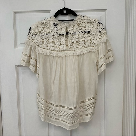 Sea NY 3D Lace + Gauze Top - Picture 3 of 6